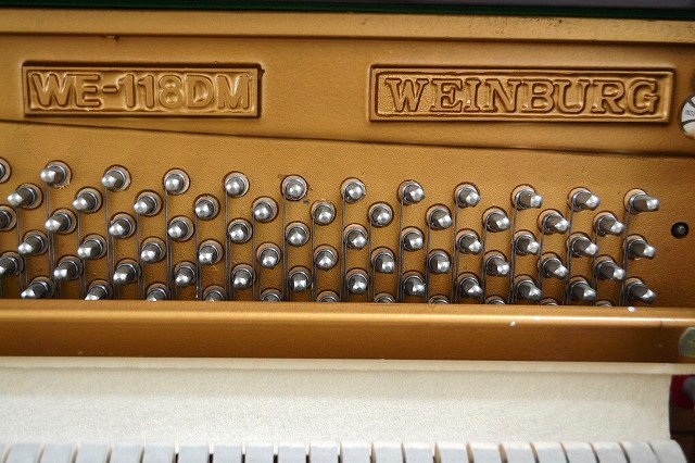 ワインバーグ 中古ピアノ 品番 WE118DM アップライトピアノ 