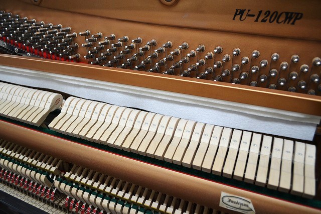 グラチア 消音装置付 中古ピアノ 品番 PU120CWP アップライトピアノ 